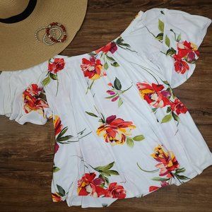 Floral Off Shoulder Top.